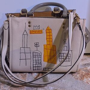 ✨CLEARANCE ✨ Coach Empire Design White and Gray Women's Bag